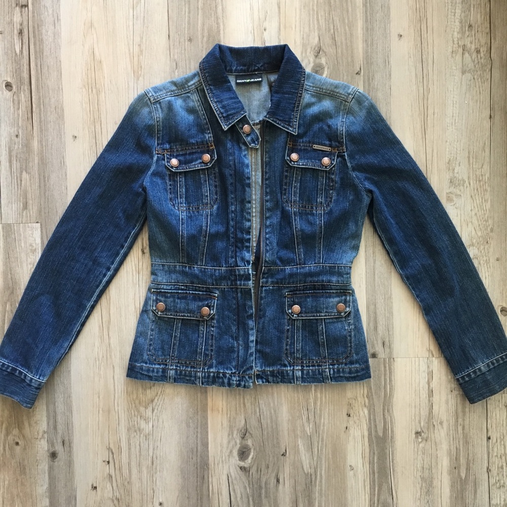 Fitted DKNY Jeans Denim Jacket